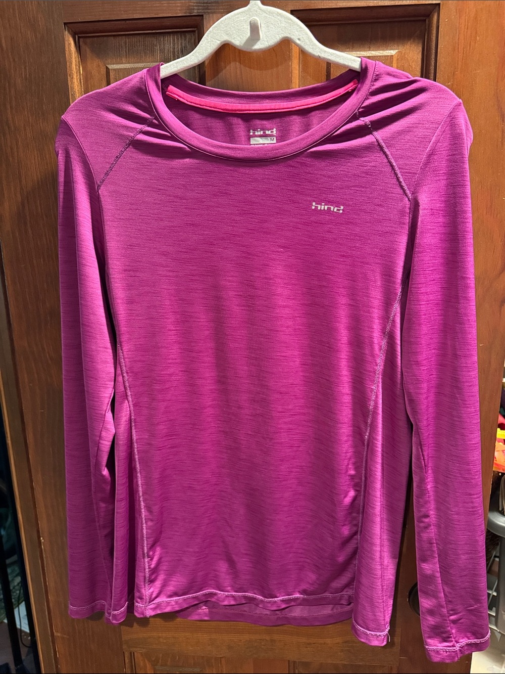 Hind Women's Long Sleeve Active Top in Magenta
